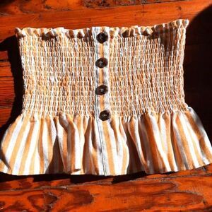 Luca + Grae Tube Crop Top Size Small